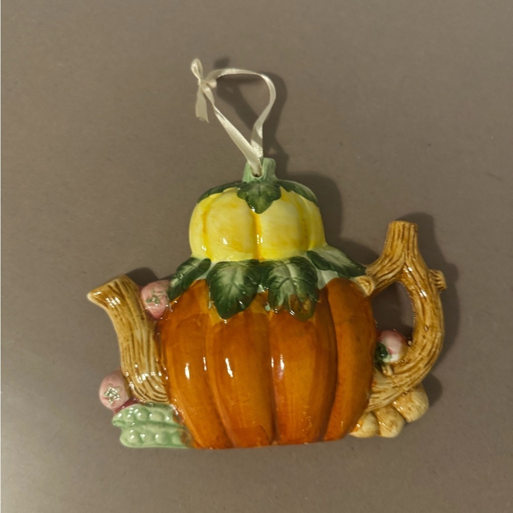 Pumpkin Teapot Wall Decor
